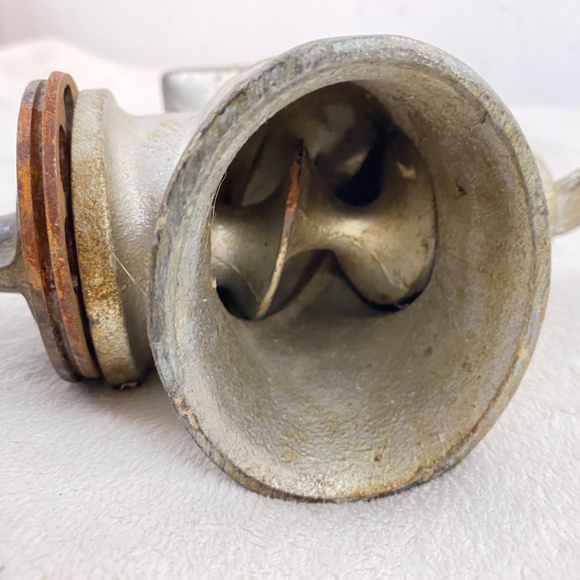 Vintage Climax #51 Food Meat Chopper Grinder Table Clamp W 3 Blades Made In USA - Picture 7 of 9